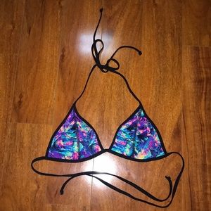 PINK Triangle Bikini Top